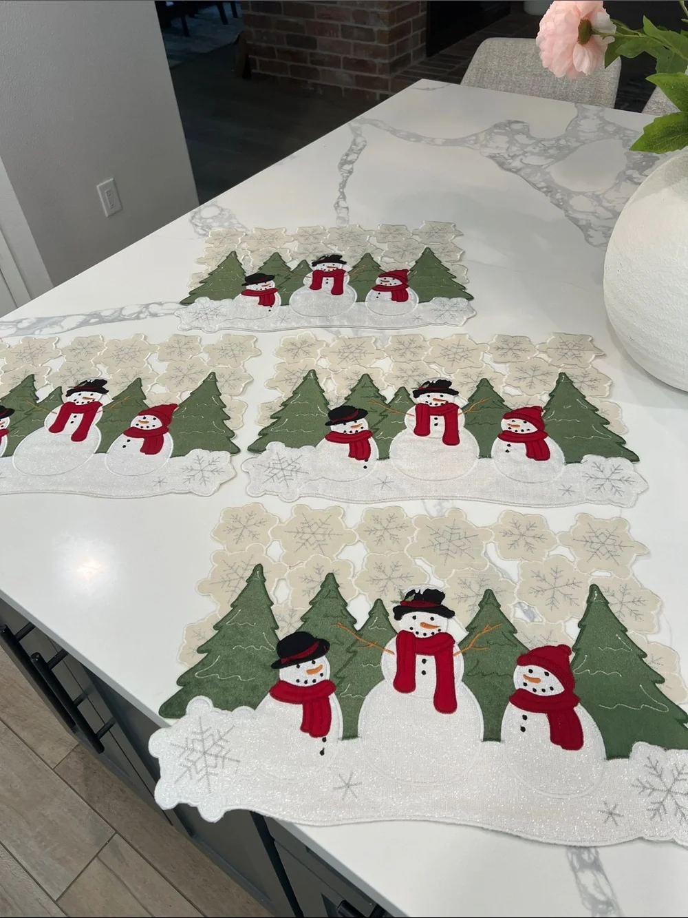 4p☃️🌲 Fabric Placemats